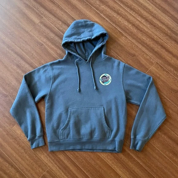 Santa Cruz Gray Skate Hoodie - Size M - Picture 2 of 10